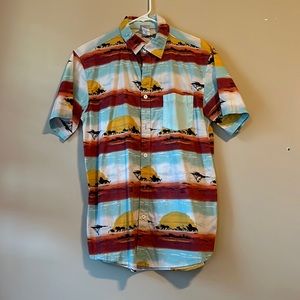Disney Lion King Short-Sleeve Button Down